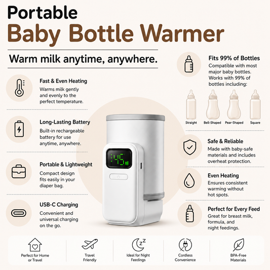 ParentHub™ ProWarm Portable Bottle Warmer