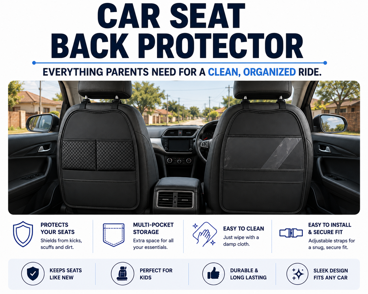 ParentHub™ Kick-Proof Seat Pad